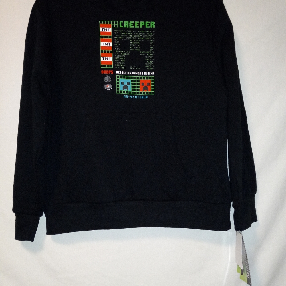 Minecraft Creeper Inside Hoodie Sweater